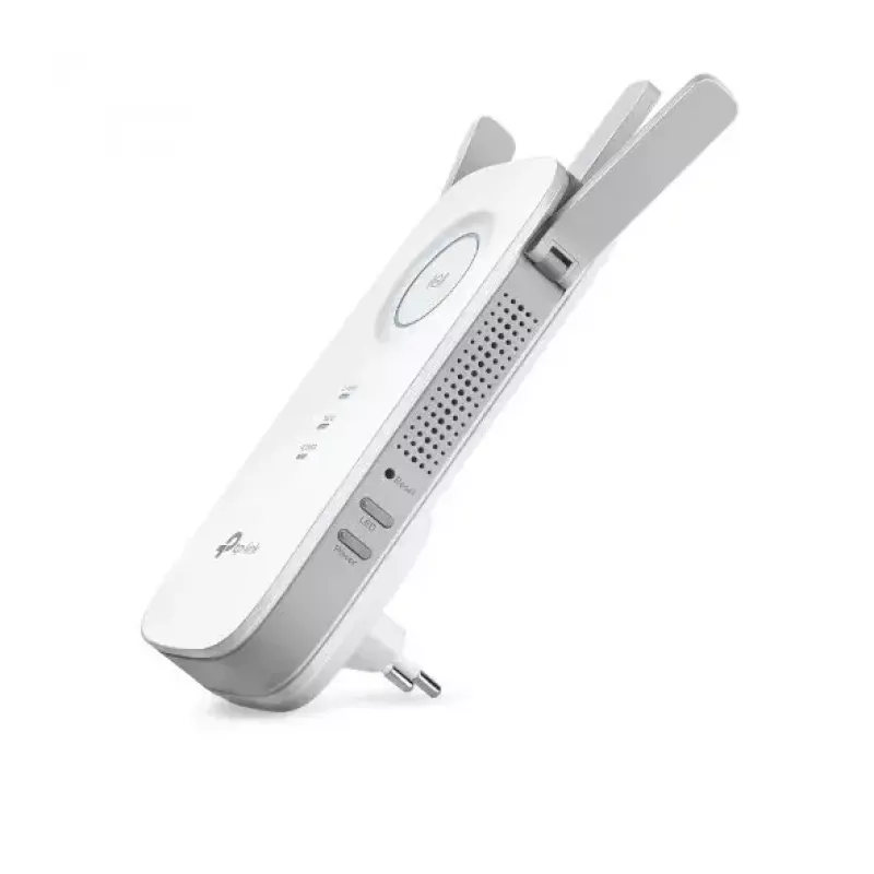 TP-LINK RE450 võimendi 802.11ac, 2,4 GHz/5 GHz, 450+1300 Mbit/s, 10/100/1000 Mbit/s, Ethernet LAN (RJ-45) pordid 1, antenni tüüp 3x väline
