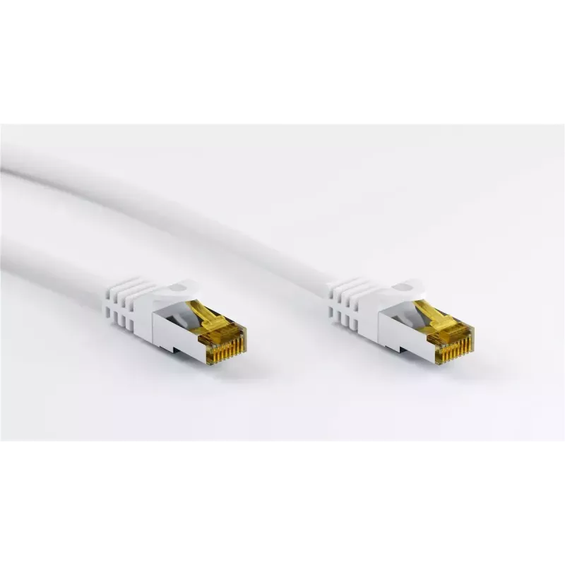 Võrgukaabel Goobay RJ45 Patch Cord CAT 6A S/FTP 10m Valge