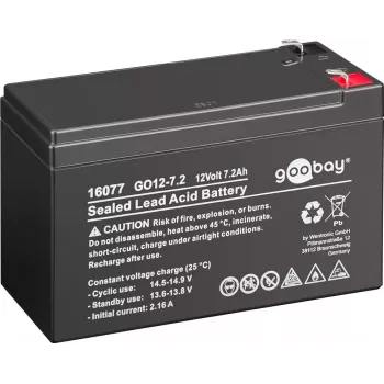Suletud pliiaku Goobay GO12-7.2 7200 mAh 12 V