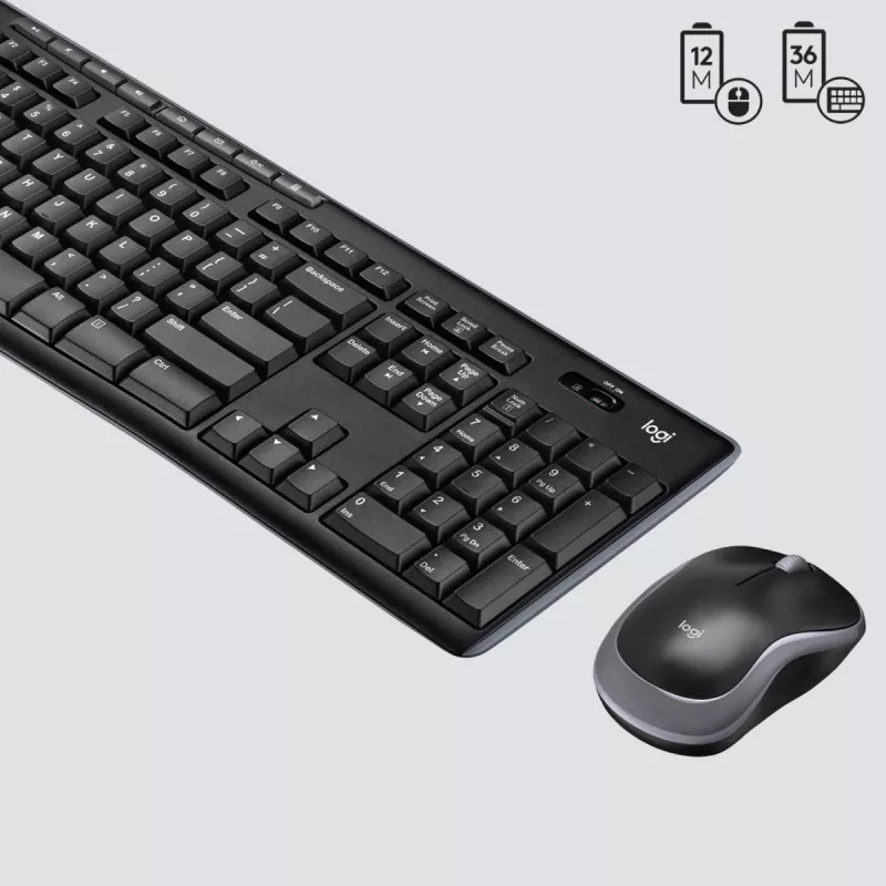 LOGITECH Wireless Desktop Mk270 - Qwerty US/International