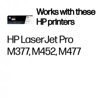 Tonerikassett HP CF412A M452DN 2300 lehekülge Kollane