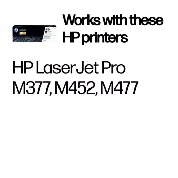 HP 410A must originaalne LaserJet toonerikassett, 2300 lehekülge, must, 1 tk