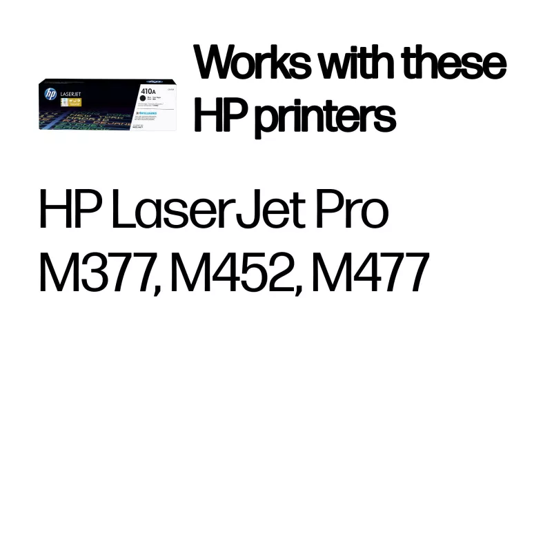 HP 410A must originaalne LaserJet toonerikassett, 2300 lehekülge, must, 1 tk