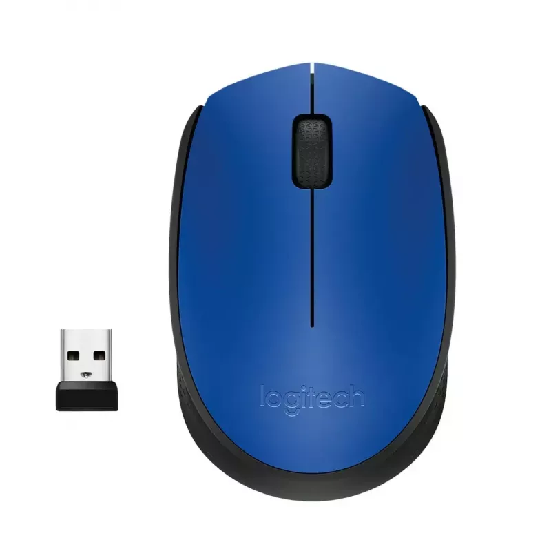 Logitech M171 hiir RF Juhtmevaba Optiline 1000 DPI, sinine