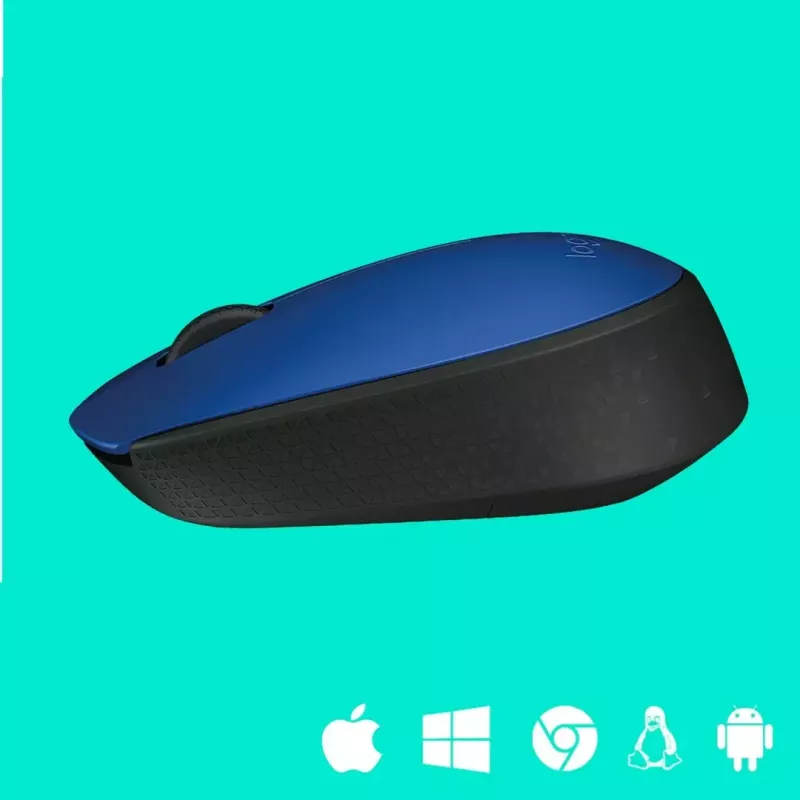 Logitech M171 hiir RF Juhtmevaba Optiline 1000 DPI, sinine