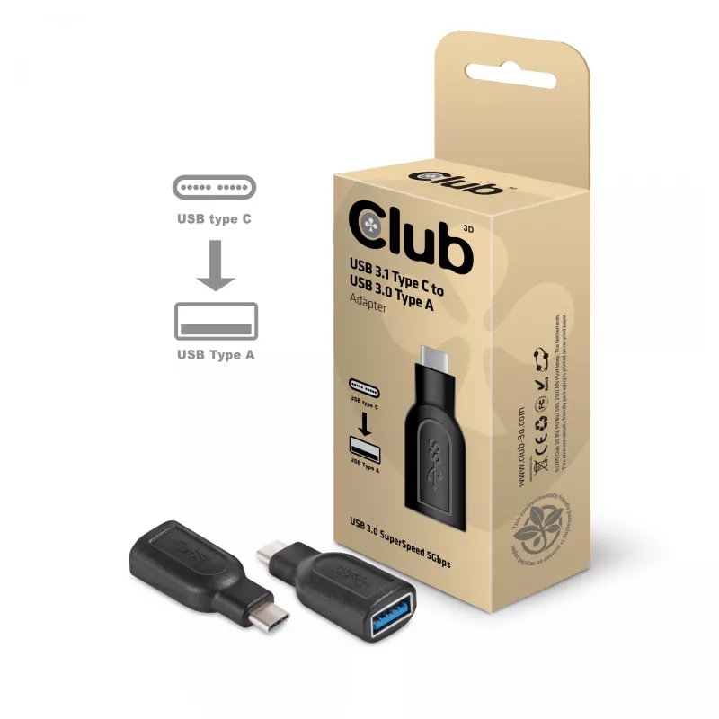 USB 3.1 Type C USB 3.0 adapter CLUB3D CAA-1521