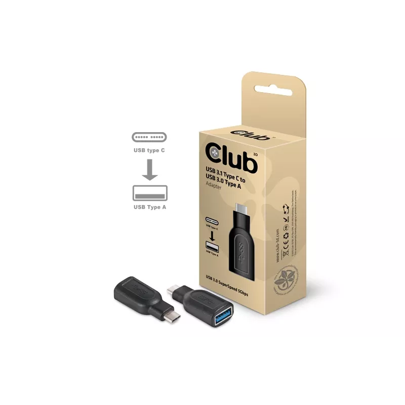 USB 3.1 Type C USB 3.0 adapter CLUB3D CAA-1521