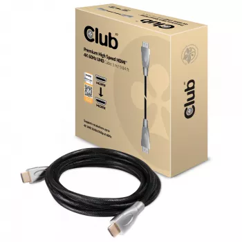 CLUB3D HDMI 2.0 kaabel 3 meetrit UHD 4K/60Hz 18Gbps sertifitseeritud Premium High Speed