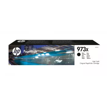 HP 973X suure tootlikkusega must originaalne PageWide kassett, must, 1 tk, 10000 lehekülge