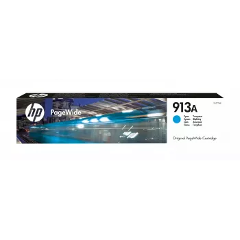 HP 913A Tsüaan originaal PageWide kassett, tsüaan, 1 tk, 3000 lehekülge
