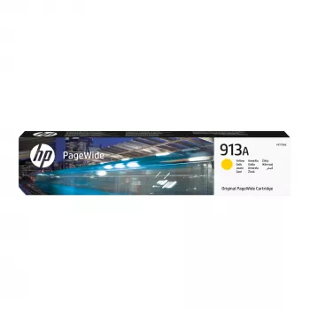 HP 913A kollane originaal PageWide kassett