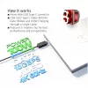 CLUB3D USB Gen2 Type C Video 4K60Hz, Data 10Gbps and 100W Charging 1Meter M/F