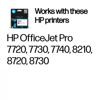 Kassett HP Tinte 953 F6U13AE Magenta