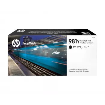HP 981Y ülikõrge tootlikkusega must originaal PageWide-kassett, must, 1 tk, 20000 lehekülge