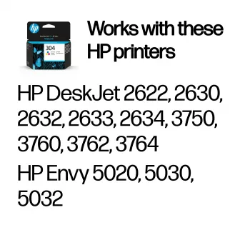 HP 304 kolmevärviline originaaltindikassett, Tsüaan, Magenta, Kollane, 1 tk, 100 lehekülge