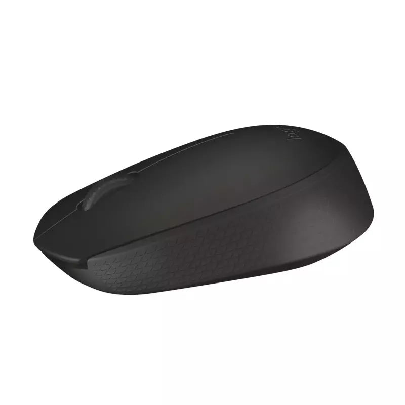 Juhtmeta optiline hiir Logitech B170 RF, kahepoolne, 3 nuppu, must, 10 m ulatus, kuni 12 kuud aku tööiga