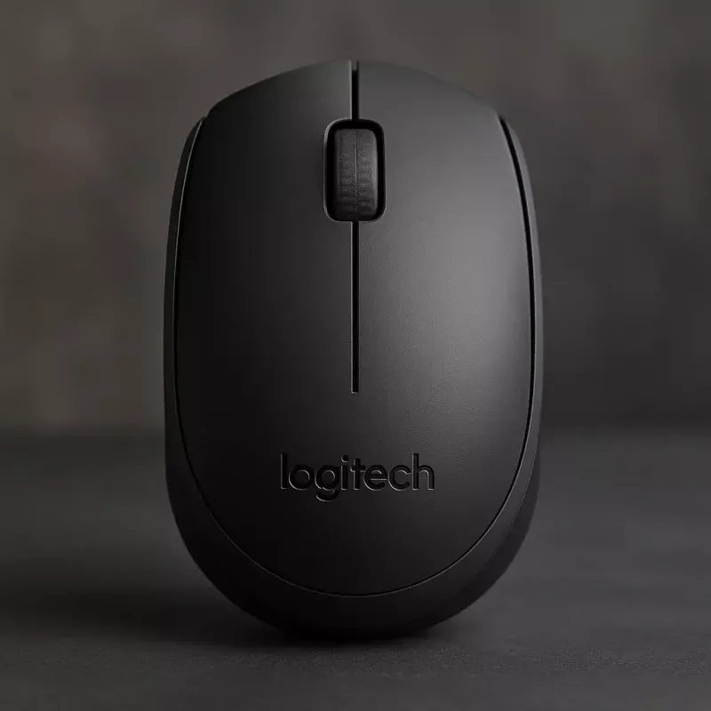Juhtmeta optiline hiir Logitech B170 RF, kahepoolne, 3 nuppu, must, 10 m ulatus, kuni 12 kuud aku tööiga