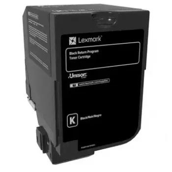 Toonerikassett Lexmark 74C20K0 1500 lehekülge Must