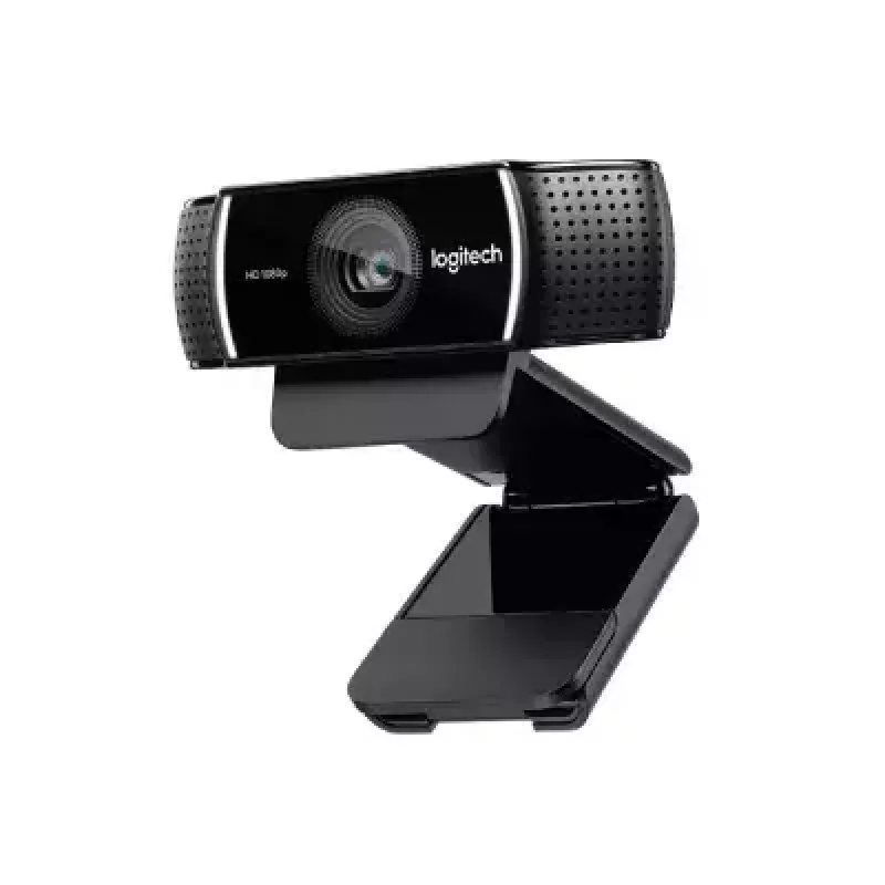 Logitech C922 1920 x 1080pikslit USB Must veebikaamera