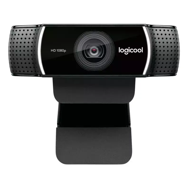 Logitech C922 1920 x 1080pikslit USB Must veebikaamera