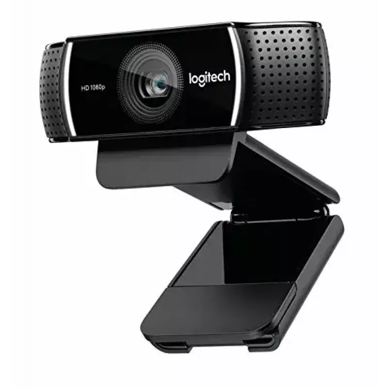 Logitech C922 1920 x 1080pikslit USB Must veebikaamera