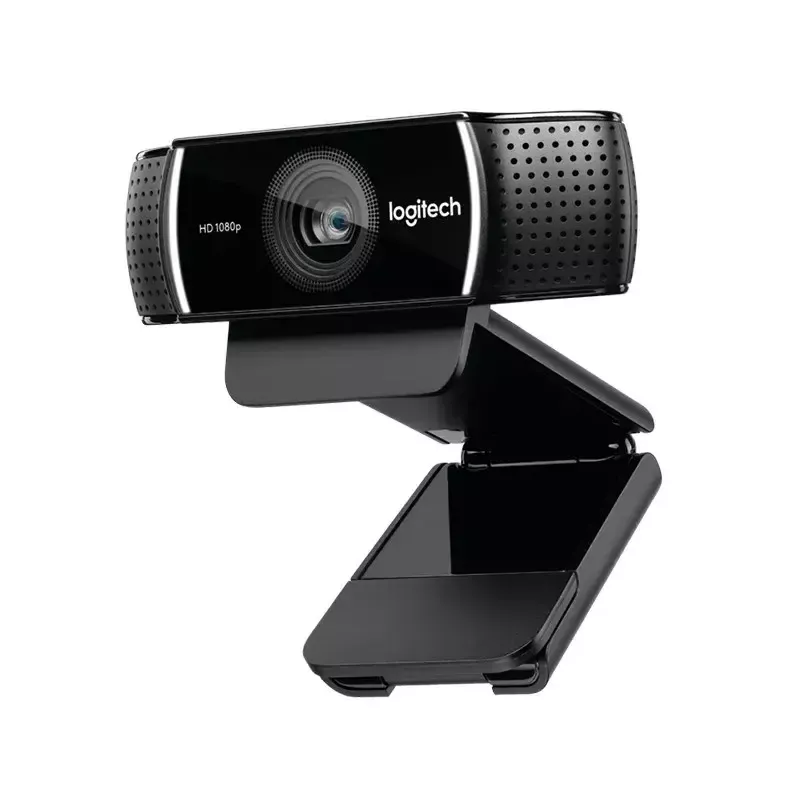 Logitech C922 1920 x 1080pikslit USB Must veebikaamera