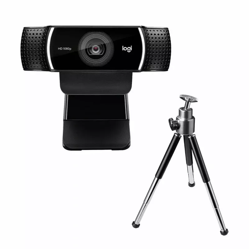 Logitech C922 1920 x 1080pikslit USB Must veebikaamera