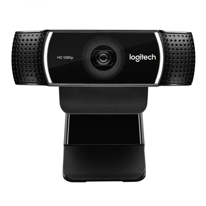 Logitech C922 1920 x 1080pikslit USB Must veebikaamera