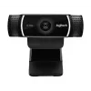 Logitech C922 1920 x 1080pikslit USB Must veebikaamera