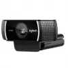 Logitech C922 1920 x 1080pikslit USB Must veebikaamera