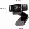 Logitech C922 1920 x 1080pikslit USB Must veebikaamera