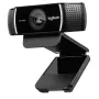 Logitech C922 1920 x 1080pikslit USB Must veebikaamera