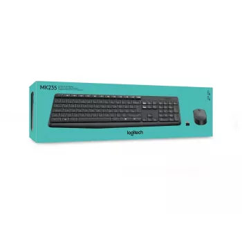 Juhtmeta klaviatuuri ja hiire komplekt Logitech MK235