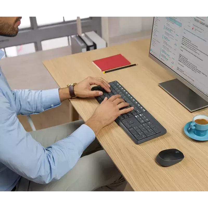 Juhtmeta klaviatuuri ja hiire komplekt Logitech MK235