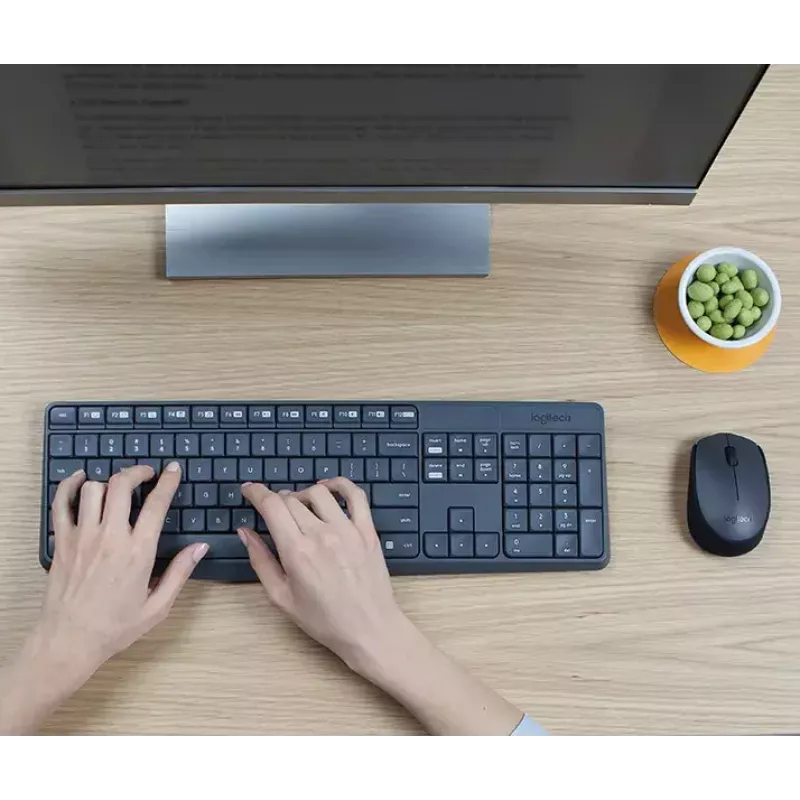 Juhtmeta klaviatuuri ja hiire komplekt Logitech MK235
