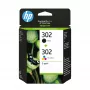 HP 302 2-pakk musta/kolmevärvilised originaalsed tindikassetid