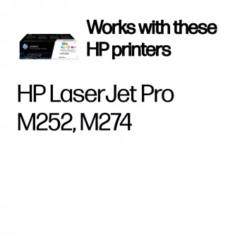 HP 201X 3-pakk kõrge saagisega tsüaan/magenta/kollane originaal LaserJet toonerikassetid