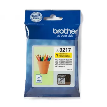Brother LC3217Y tindikassett 1 tk originaal kollane