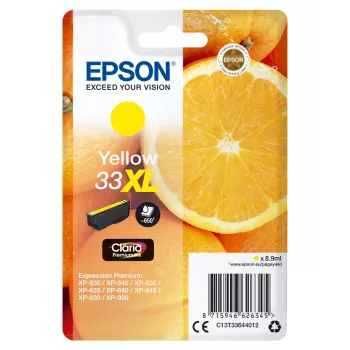 Epson oranžs Singlepack kollane 33XL Claria Premium Ink