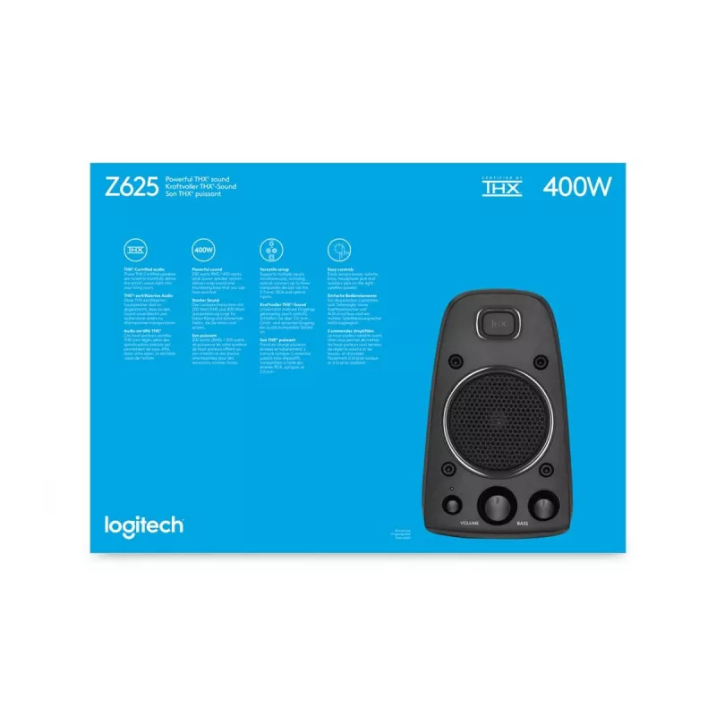 LOGITECH Z625 2.1 kanalit 200 W Must
