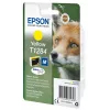 Epson Fox Singlepack kollane T1284 DURABrite Ultra tint, kollane, pigmendipõhine tint, 3.5 ml, 1 tk, 260 lehekülge