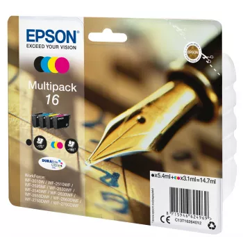 Kassetikomplekt Epson Ink C13T16264012 BK, C, M, Y