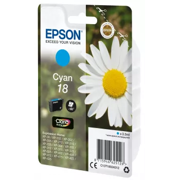 Epson Daisy Singlepack tsüaan 18 Claria Home Ink