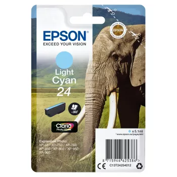 Kassett Epson 24 hele tsüaan 360 lehekülge C13T24254012