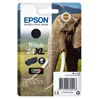 Epson Elephant Singlepack must 24XL Claria Photo HD tint