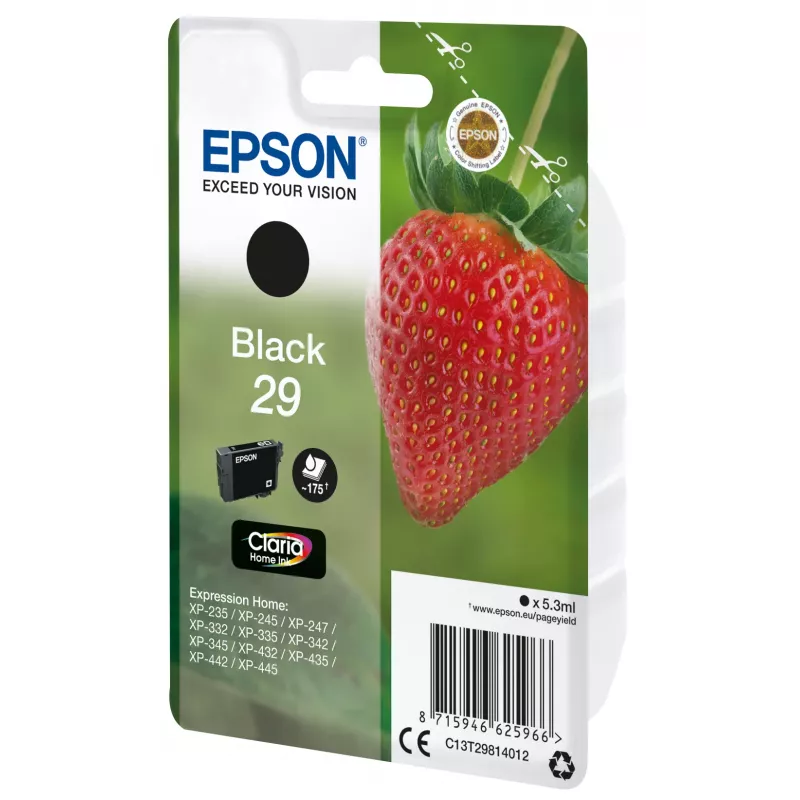 Epson Strawberry Singlepack Must 29 Claria Home Ink