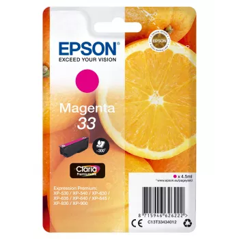 Epson oranžs Singlepack magenta 33 Claria Premium Ink