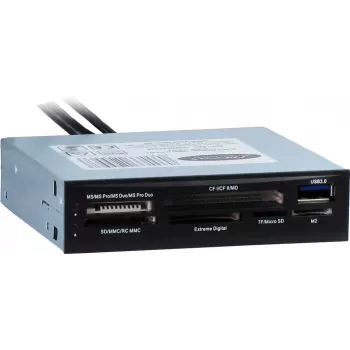 Kaardilugeja Inter-Tech CI-01 USB 3.2 Gen 1 sisemine must
