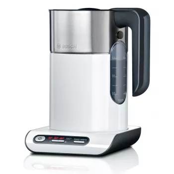 Bosch TWK8611P elektriline veekeetja 1,5 L 2400 W antratsiit, roostevaba teras, valge