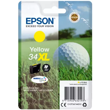 Epson 34XL kollane kassett 950 lehekülge C13T34744010